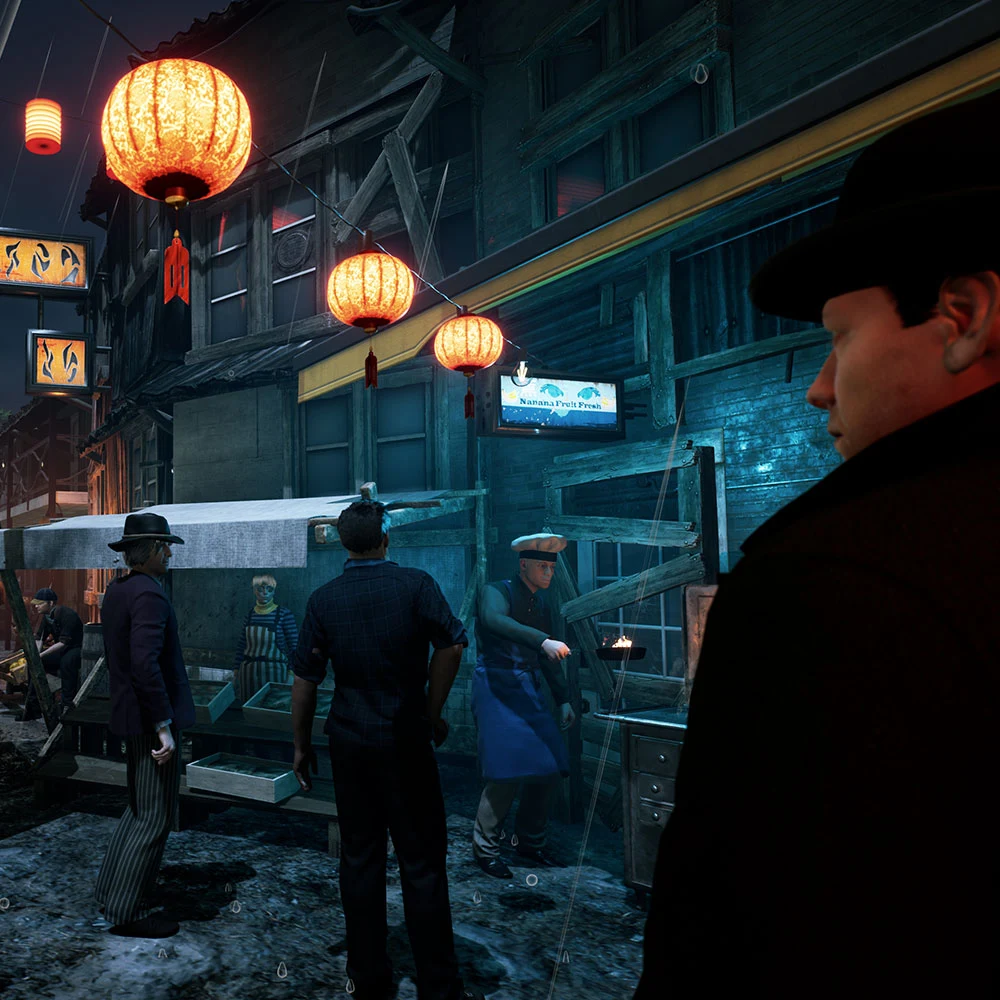 Amok Runner town at night